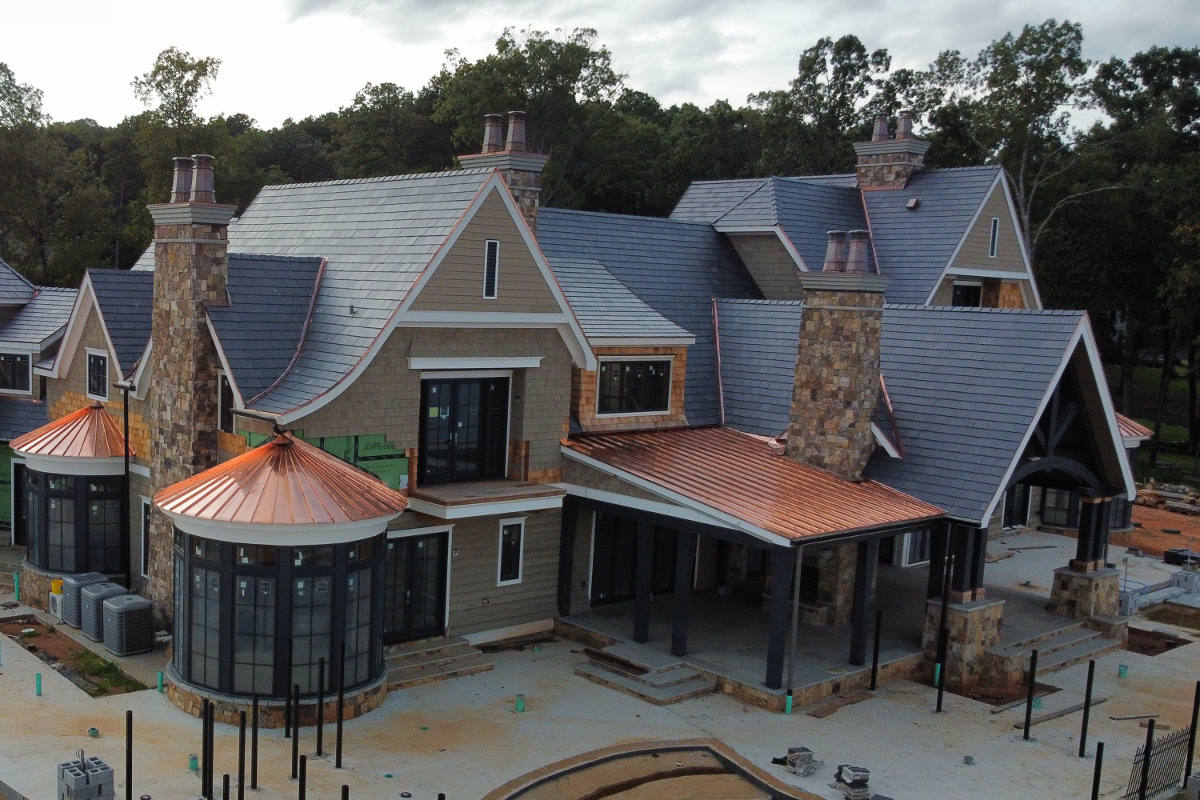 new roof on residential home